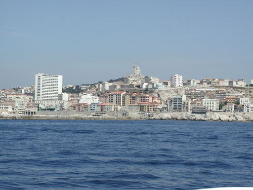 Les Catalans, Marseille from the water