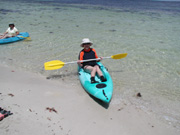 Beth Broun in canoe